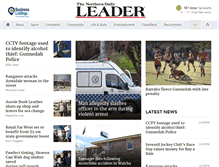Tablet Screenshot of northerndailyleader.com.au